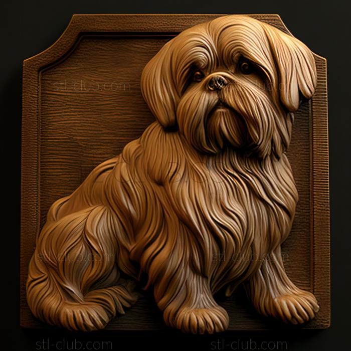 3D model st Lhasa APSO dog (STL)